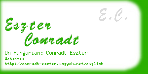 eszter conradt business card